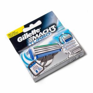 Кассеты Gillette Mach3 Turbo для бритвенного станка 2шт