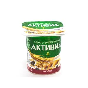 Йогурт Активиа мюсли 120г