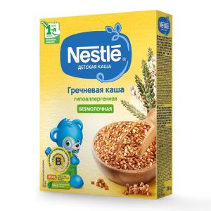 Каша Nestle безмолочная гречневая гипоаллергенная c 4м 200г