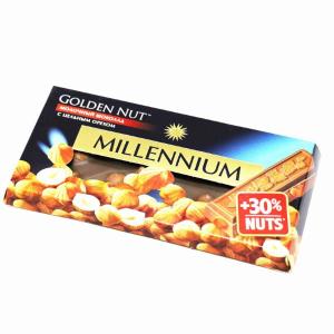 Shokolad Millennium Golden Nut butun o'rmon yong'og'i 100g