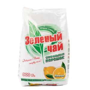 Стиральный порошок Зелёный чай лимон для ручной стирки 900г