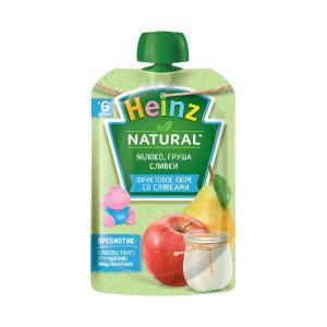 Пюре Heinz яблоко, груша в сливках с 6м 90г