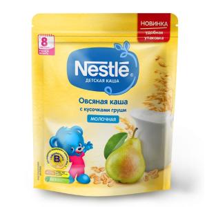 Каша Nestle молочная овсяная с кусочками груши с 8м 220г
