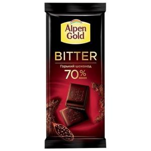 Шоколад Alpen Gold горький 70% 85г