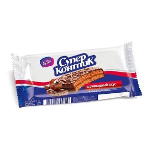 Печенье Супер Контик шоколадный вкус 100г