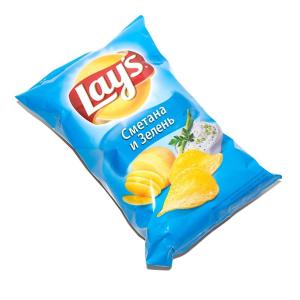 Chipslar Lay's smetana va zelenli 150g
