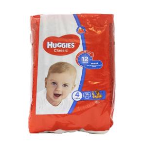 Подгузники Huggies Classic 4 (7-18кг) 14штук