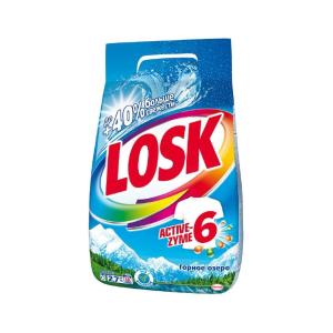 Kir yuvish kukuni Losk Gornoe ozero avtomat rangli kiyimlar uchun 2,7kg