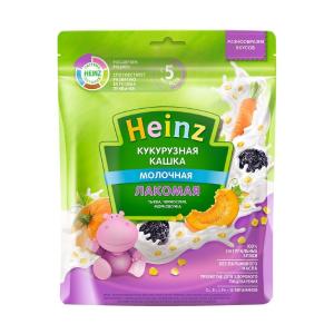 Каша Heinz Лакомая кукурузная тыква, чернослив, морковочка с 5м 200г