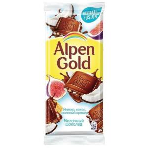 Shokolad Alpen Gold koks, anjir 85g