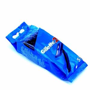 Одноразовый станок Gillette2 для бритья 5шт