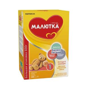 Смесь Малютка 1 с рождения 600г