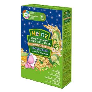 Каша Heinz Перед сном безмолочная многозерновая из 3 злаков с липой и ромашкой с 6м 200г