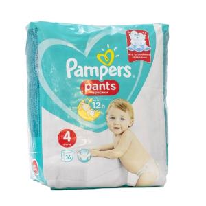 Трусики Pampers pants 4 (9-15кг) 12шт