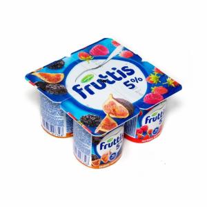Йогурт Fruttis инжир-чернослив, малина-земленика 5% 115г