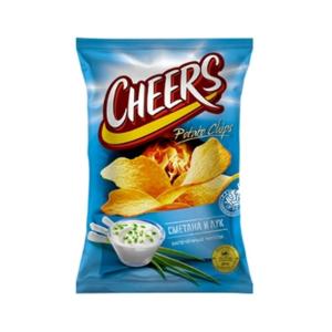 Chipslar Cheers Smetana va piyoz 65g