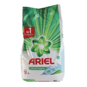 Kir yuvish kukuni Ariel Gorniy Rodnik avtomat oq kiyimlar uchun 3kg