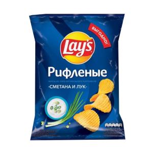 Чипсы Lay's Max сметана и лук 150г