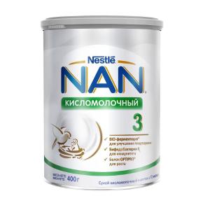 Смесь NAN 3 Кисломолочный с 12м 400г