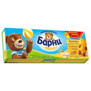 Бисквит Барни банан и йогурт 150г