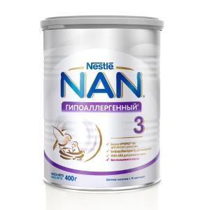 Смесь NAN 3 Гипоаллергенный Optipro с 12м 400г