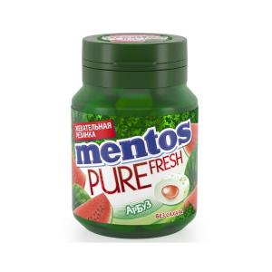 Жев.резинка Mentos Pure арбуз 38г