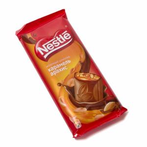 Shokolad Nestle sutli karamel va yer yong’oqli 90g