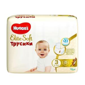 Trusiklar Huggies Elite Soft 3 (6-11kg) 25dona