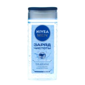 Dush uchun gel Nivea Zaryad Chistoti erkaklar uchun 250ml