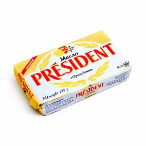 Cливочное масло Prezident 82% 125г