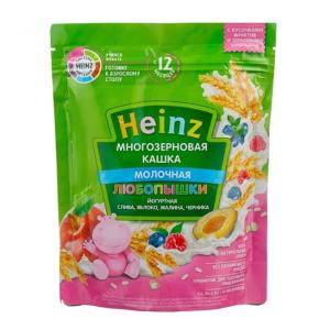 Каша Heinz многозерновая йогуртная, слива, яблоко, малина, черника с 1г 200г