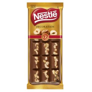 Шоколад Nestle Decoration молочный с фундуком 80г
