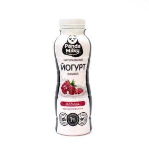 Йогурт питьевой Panda Milky малина 1% 330г