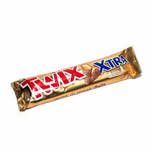 Шоколадный батончик Twix экстра 82г
