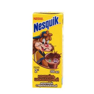 Молочный коктейль Nesquick шоколадный 200мл