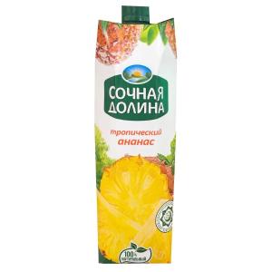 Нектар Сочная долина Ананас 1л