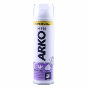 Пена для бритья Arko Men Sensitive мужская с экстрактом алоэ 200мл