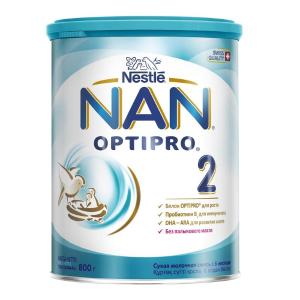 Смесь NAN Optipro 2 с 6м 800г