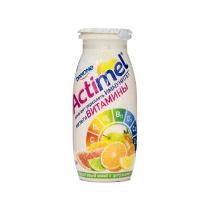 Йогурт Actimel Фруктовый микс с цитрусом 2,5% 100г
