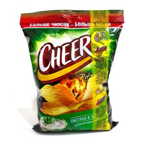 Чипсы CHEERS сметана и зелень 130г