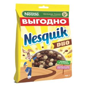 Готовый завтрак Nestle Nesquik Duo шоколадные шарики 460 г