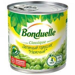 Горошек Bonduelle зелёный Нежный 400г