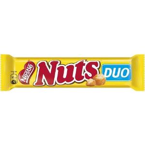 Шоколадный батончик Nuts-duo 66г